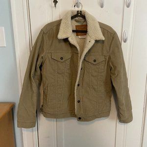Levi's Premium Corduroy Sherpa Trucker Jacket